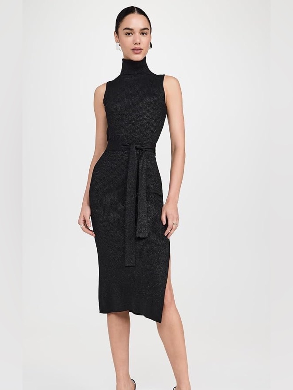 Paige Zoelle Ribbed Turtleneck Dress From Anthropologie - Picture 2 of 6